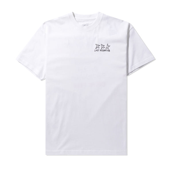 Last Resort AB Atlas Monogram Tee, White / Black