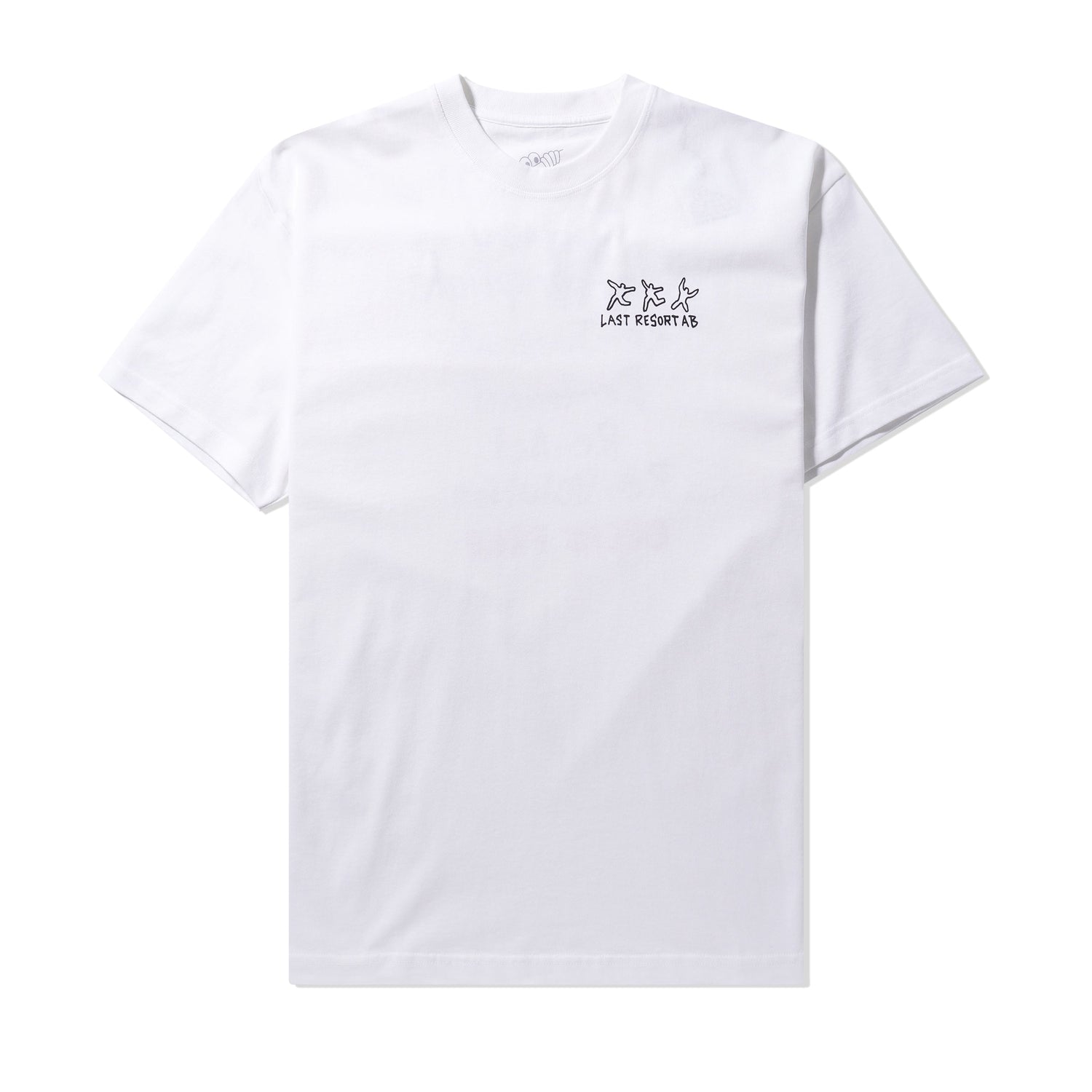 Atlas Monogram Tee, White / Black