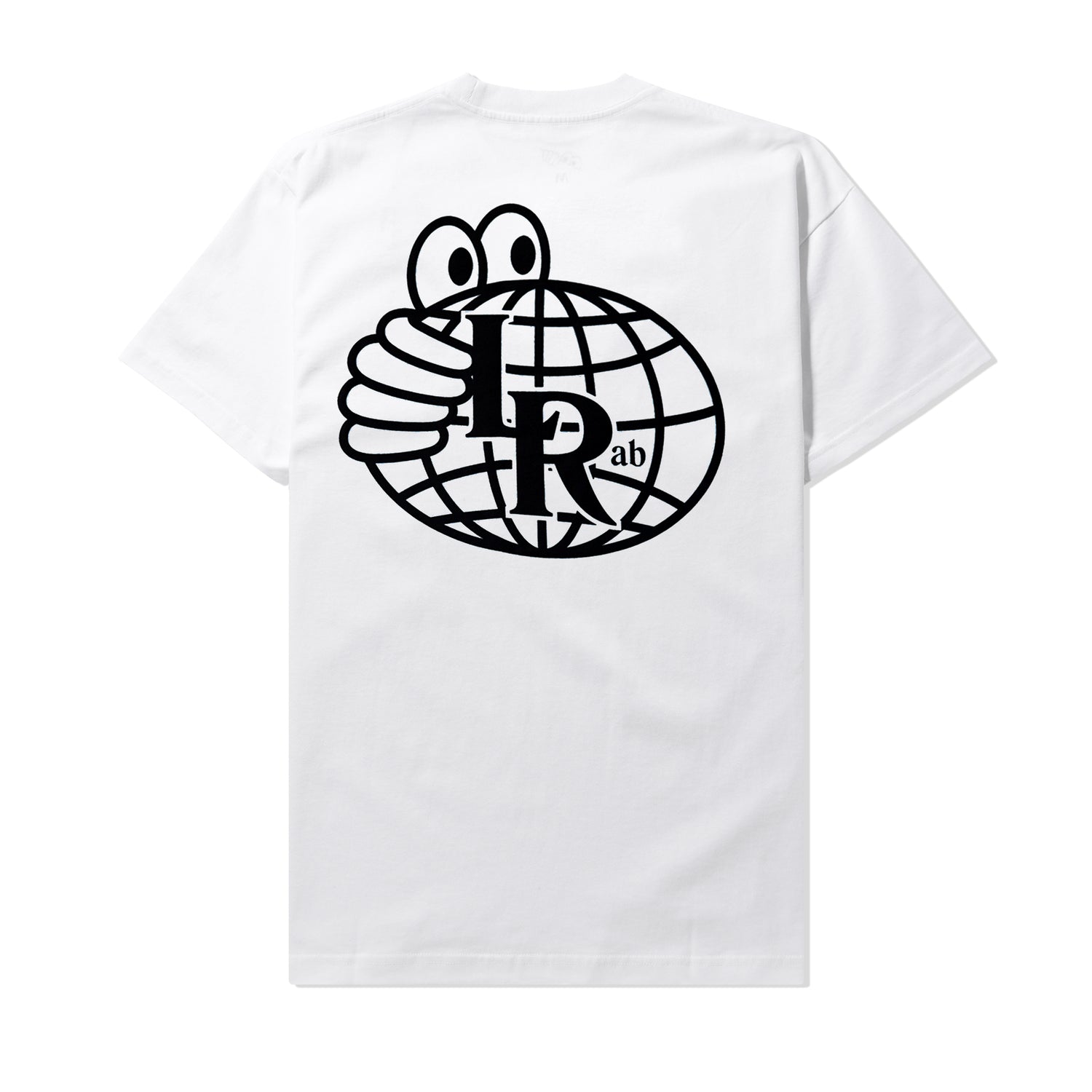 Atlas Monogram Tee, White / Black