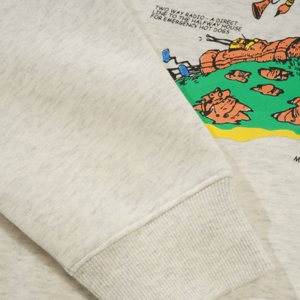 Excuses Crewneck Sweatshirt, Heather Grey