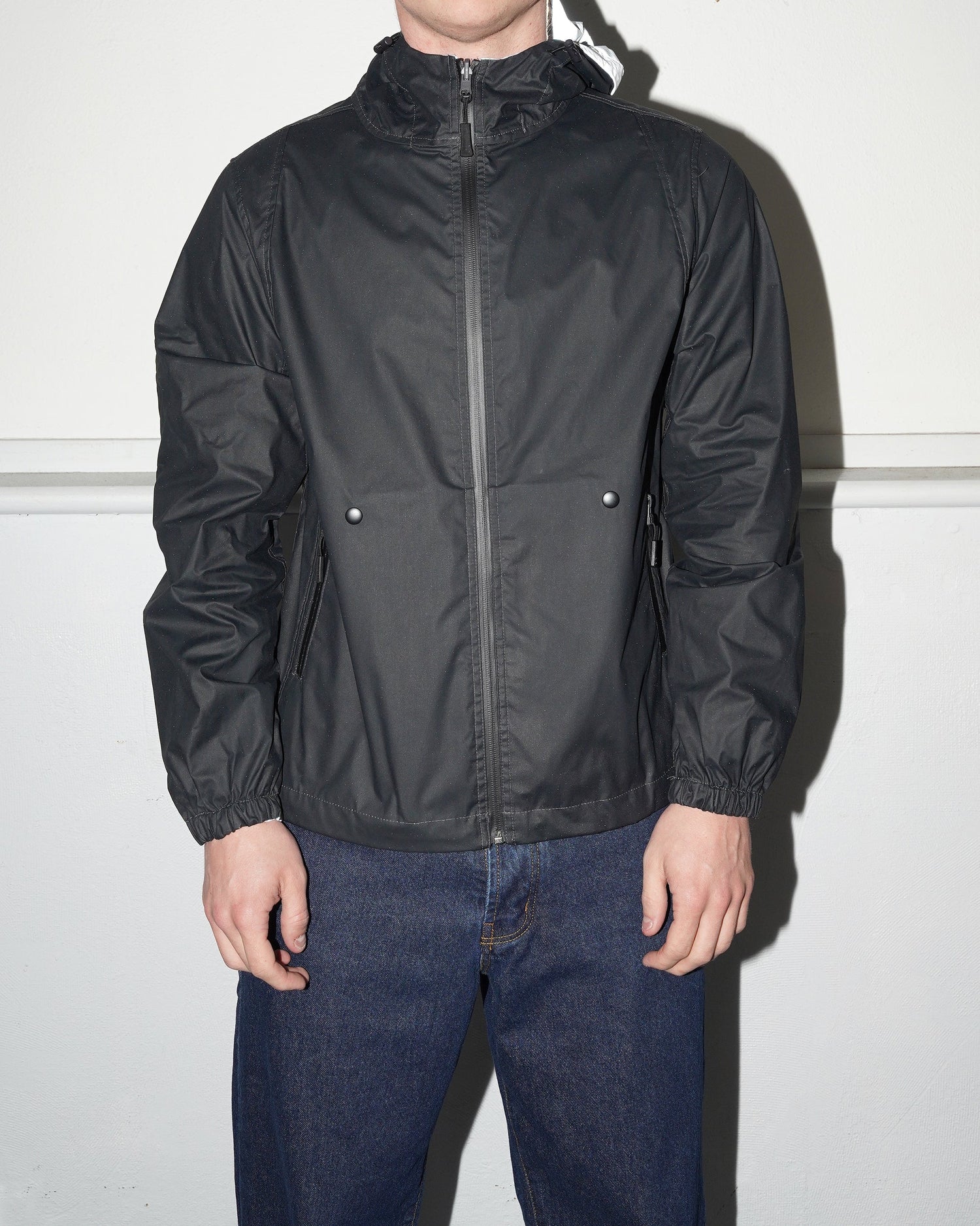 Reversible Tech Jacket, Anthracite / Reflective
