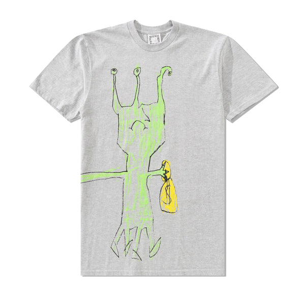 Slinky Monster Tee, Grey
