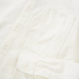 Button Overshirt, Off White