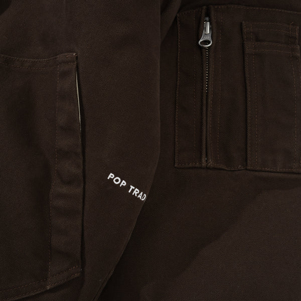 POP Trading Company Hooded Flight Jacket, Delicioso