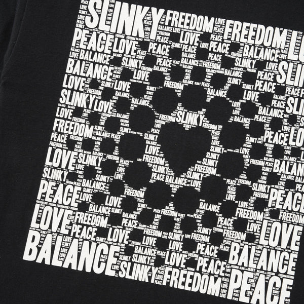 Slinky Love Parade Tee, Black