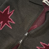 Kiki Zip Knit L/S Polo, Graphite