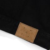 Full Button Denim Jacket, Black