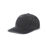 Hockey Embossed Hat, Black Denim