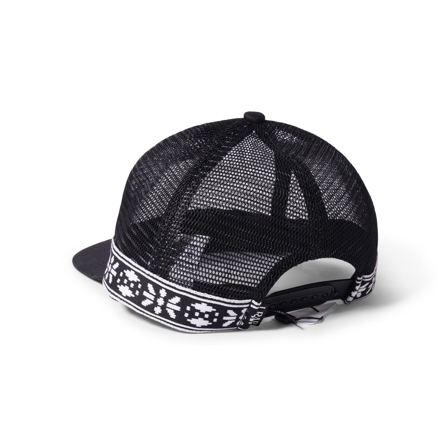 Webbed Full-Mesh Hat, Black