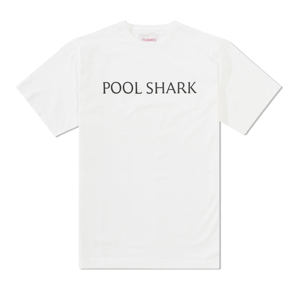 Thames Pool Shark Tee, White