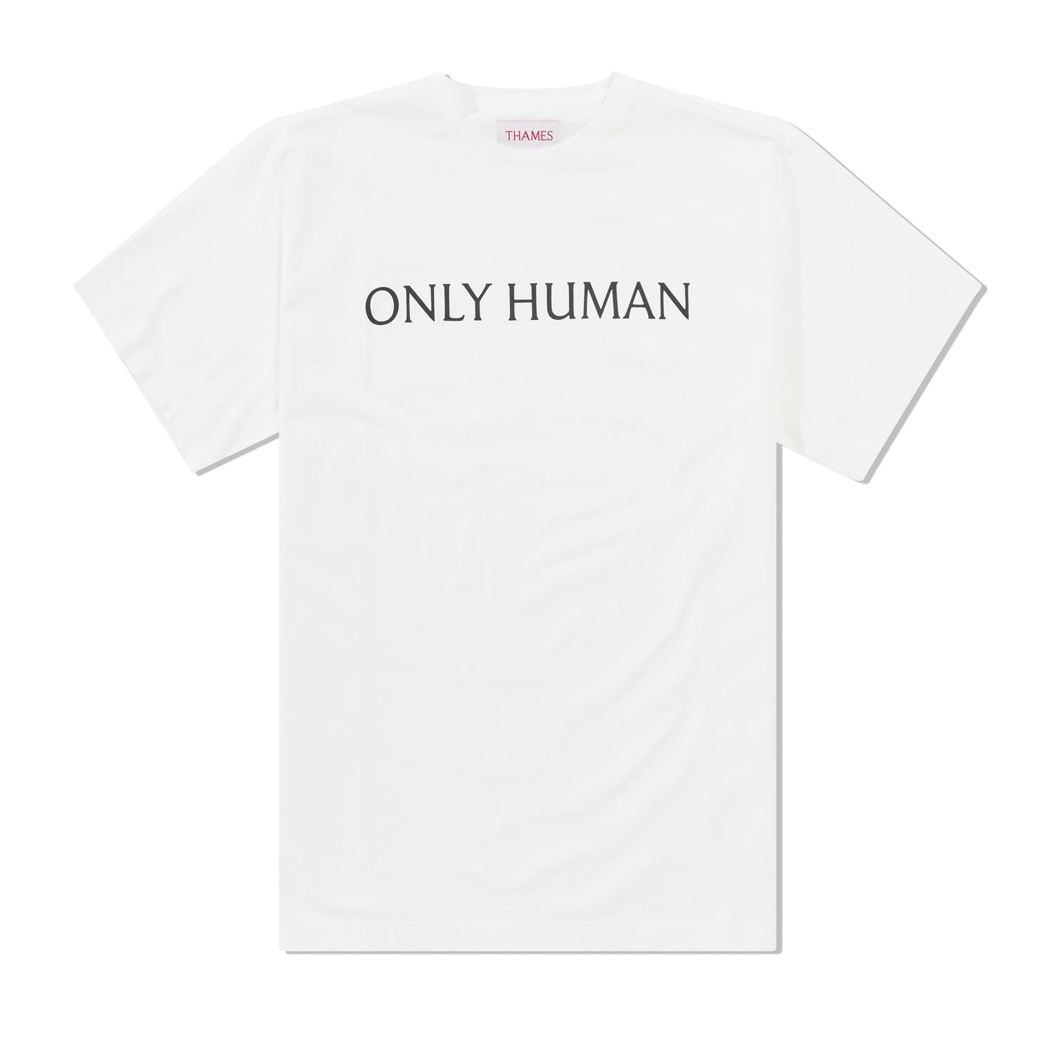 Only Human Tee, White