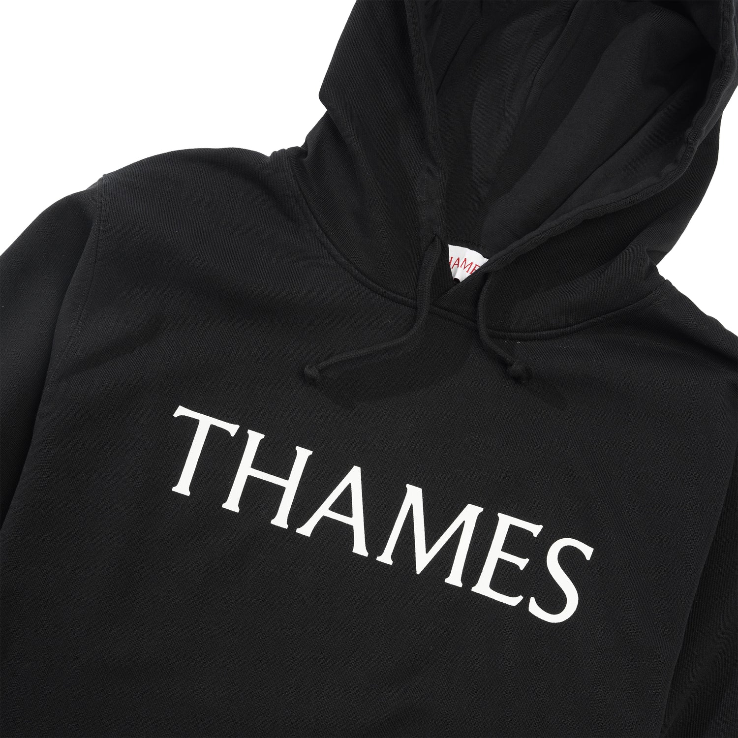 Letters Pullover Hood, Black