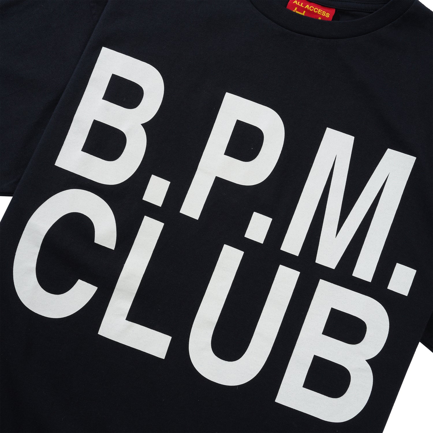 BPM CLUB Tee, Black