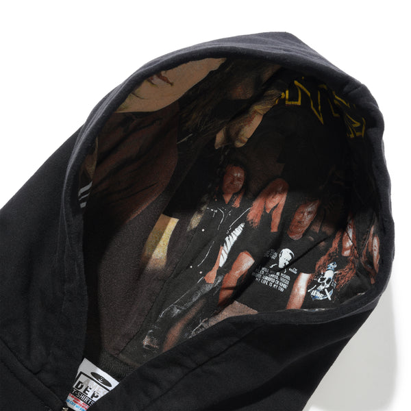 Ames Dept A.D.L.S Zip-Thru Pullover Hood, Black