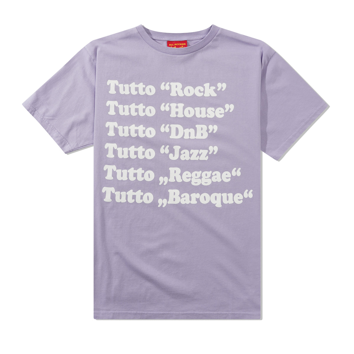 Tutto Musik Tee, Light Violette
