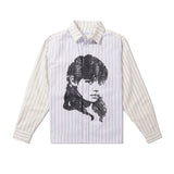 Merch Shirt, Stripe Seersucker