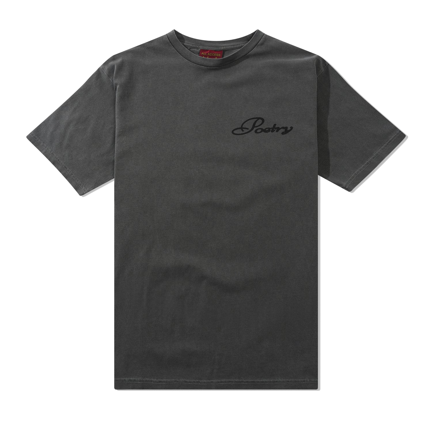 Poetry Tee, Dark Grey