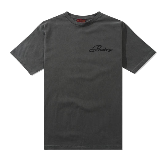 Poetry Tee, Dark Grey