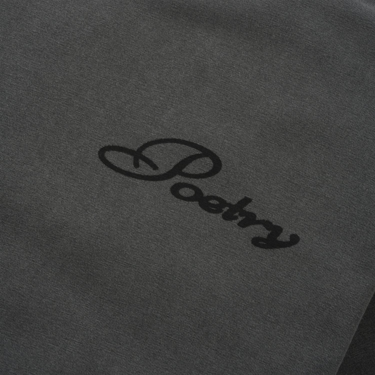 Poetry Tee, Dark Grey
