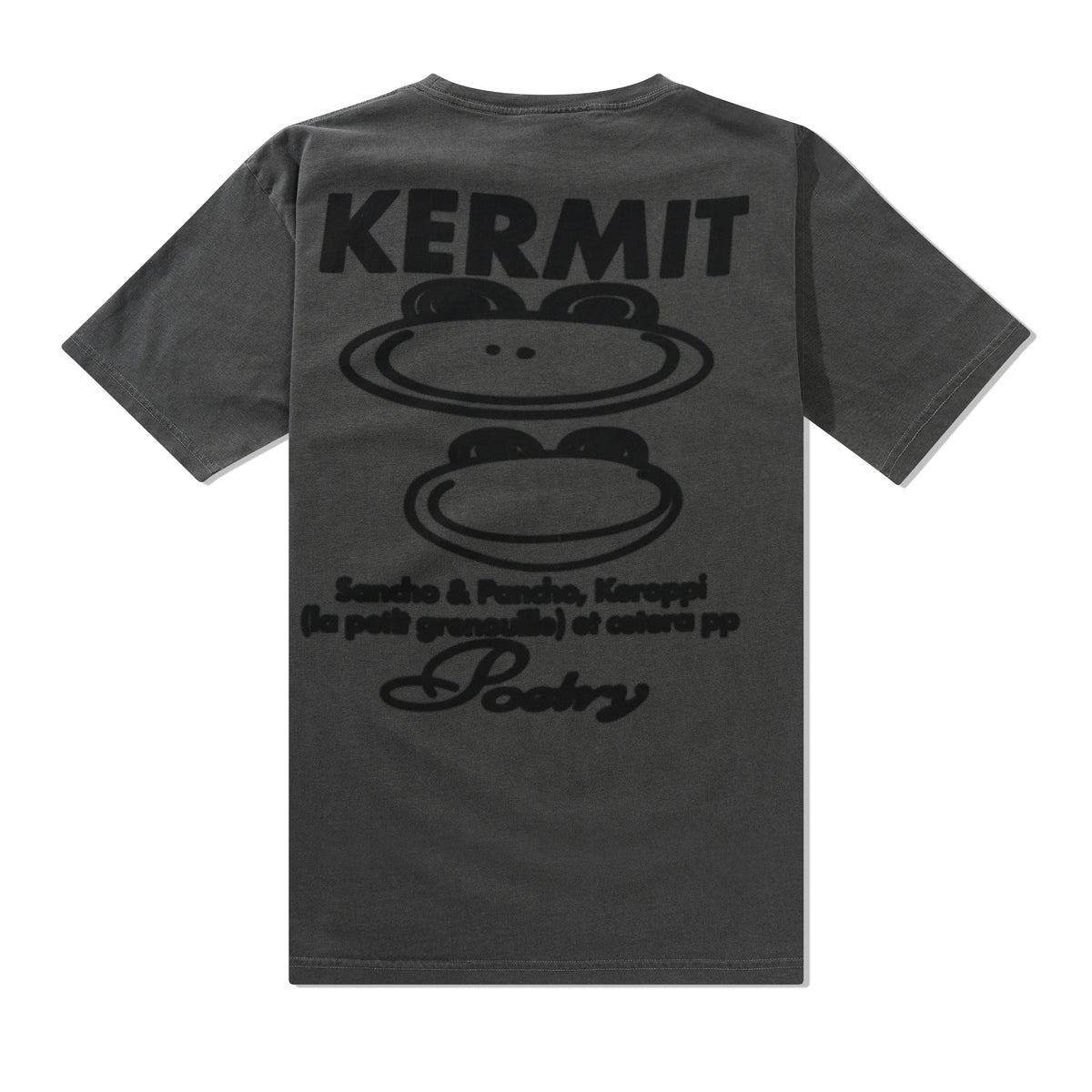 Poetry Tee, Dark Grey