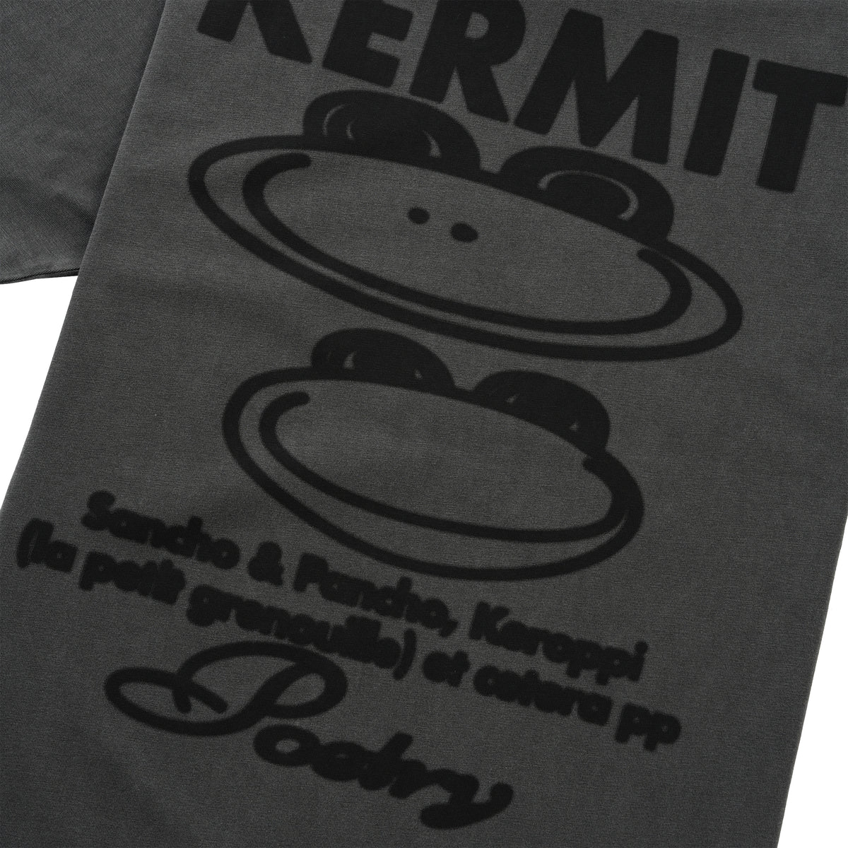 Poetry Tee, Dark Grey