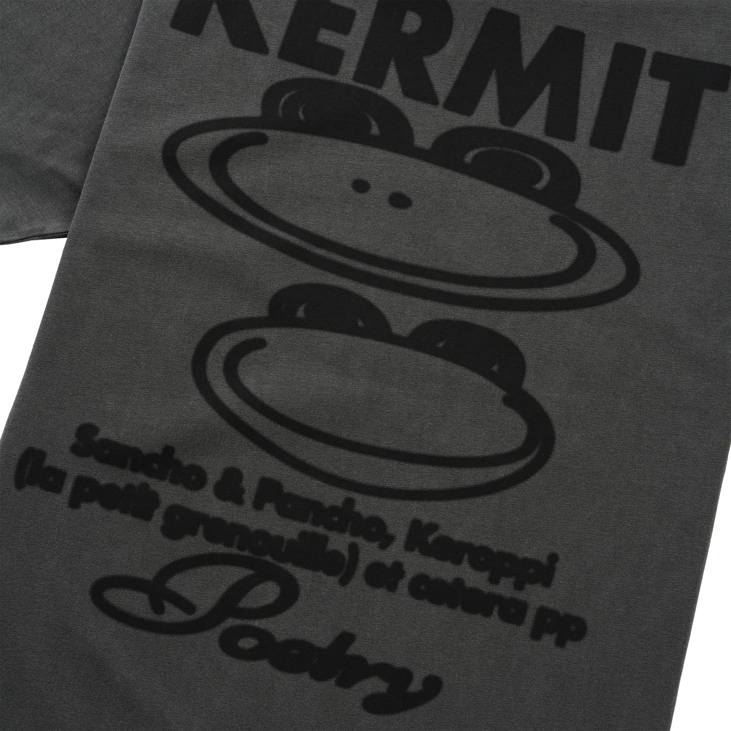 Poetry Tee, Dark Grey