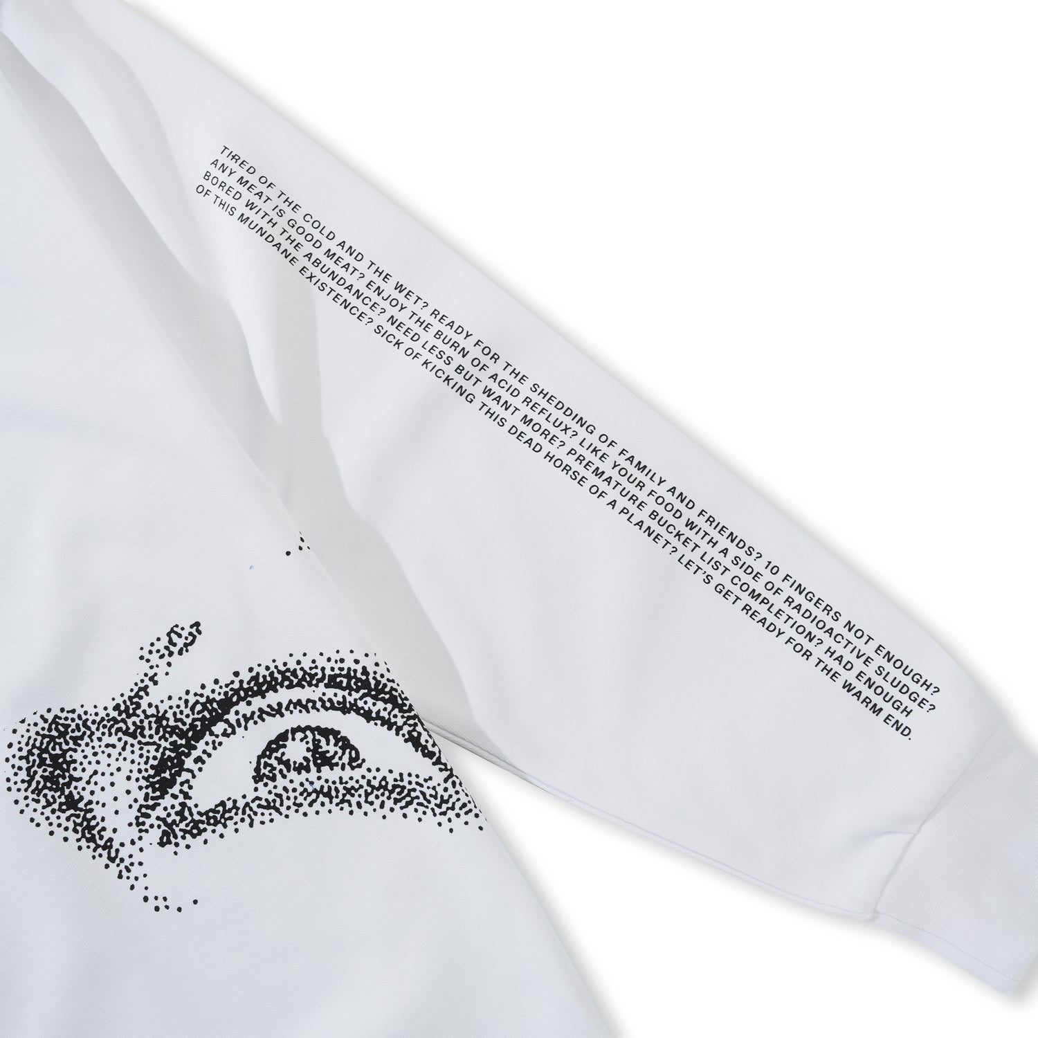 Ed Davis L/S Tee, Blanc De Blanc