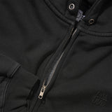 Hoddle Monogram Zip Hood, Black