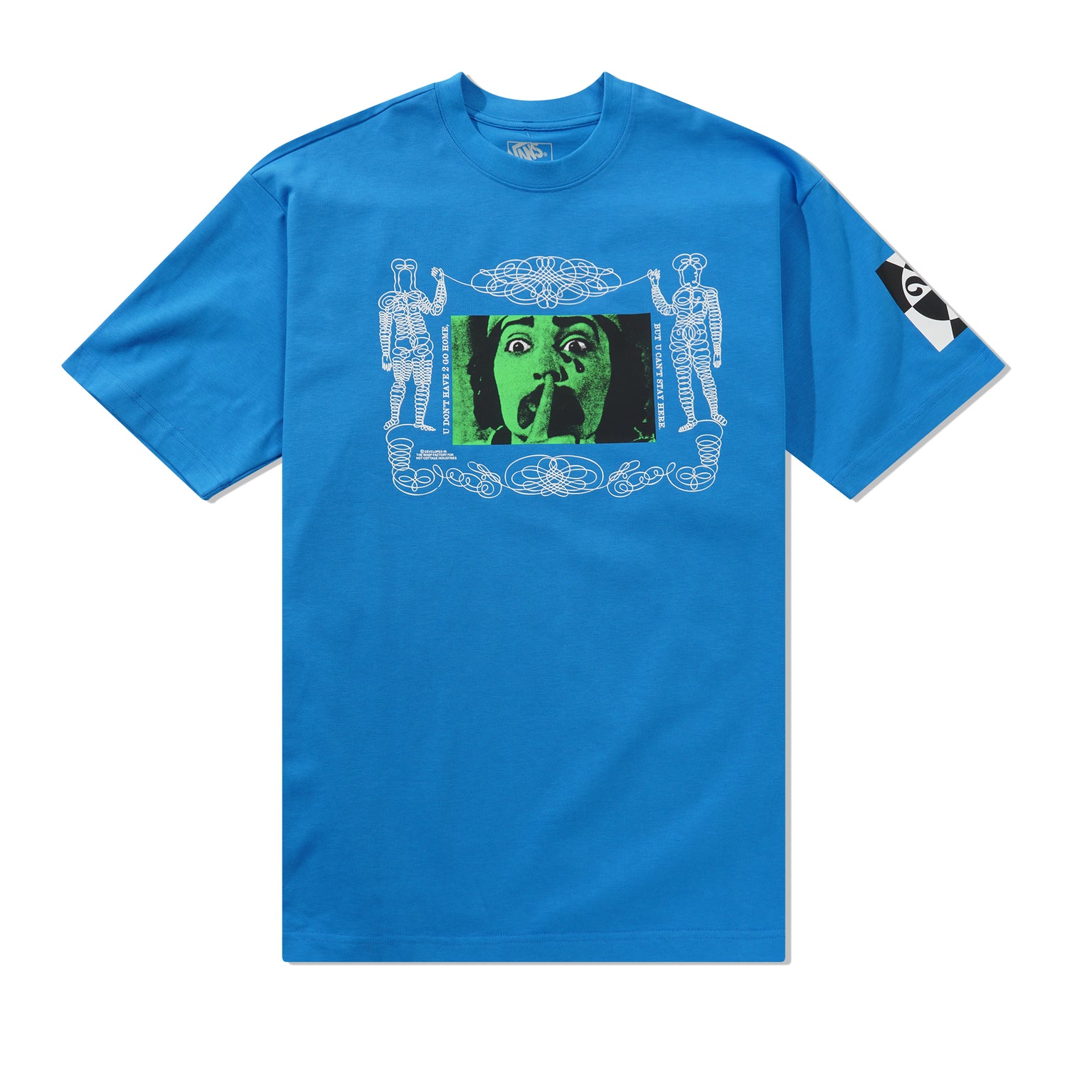 Ed Davis Tee, Bright Azure