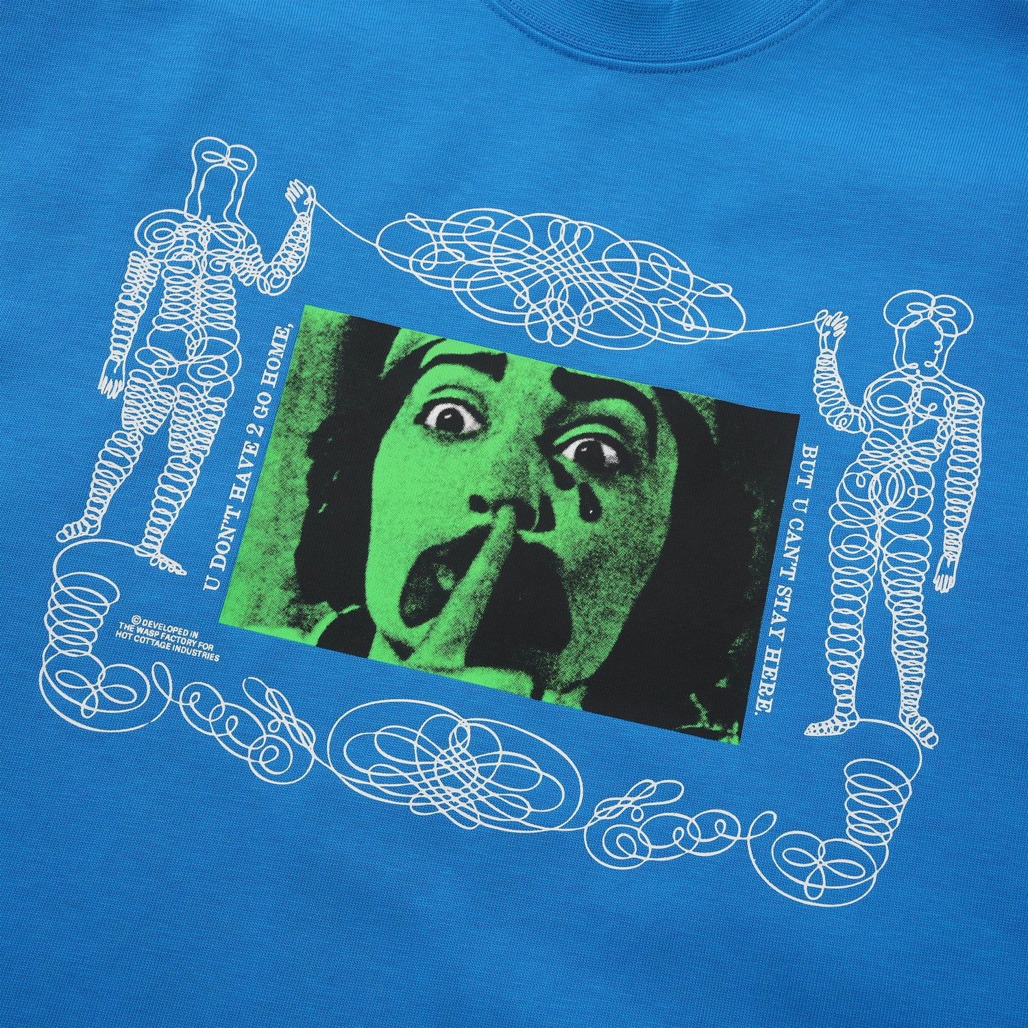 Ed Davis Tee, Bright Azure