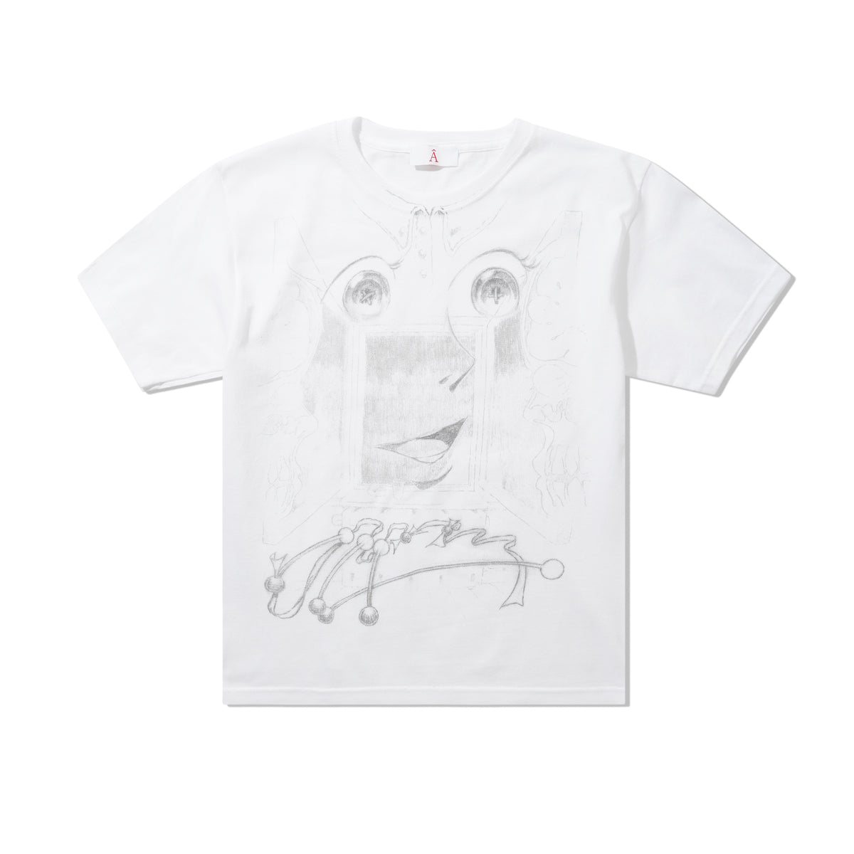 Window Baby Tee, White