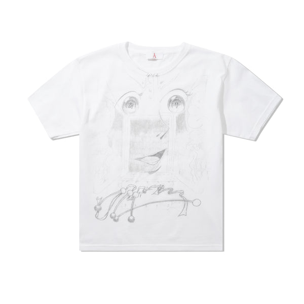 Ames Dept Window Baby Tee, White