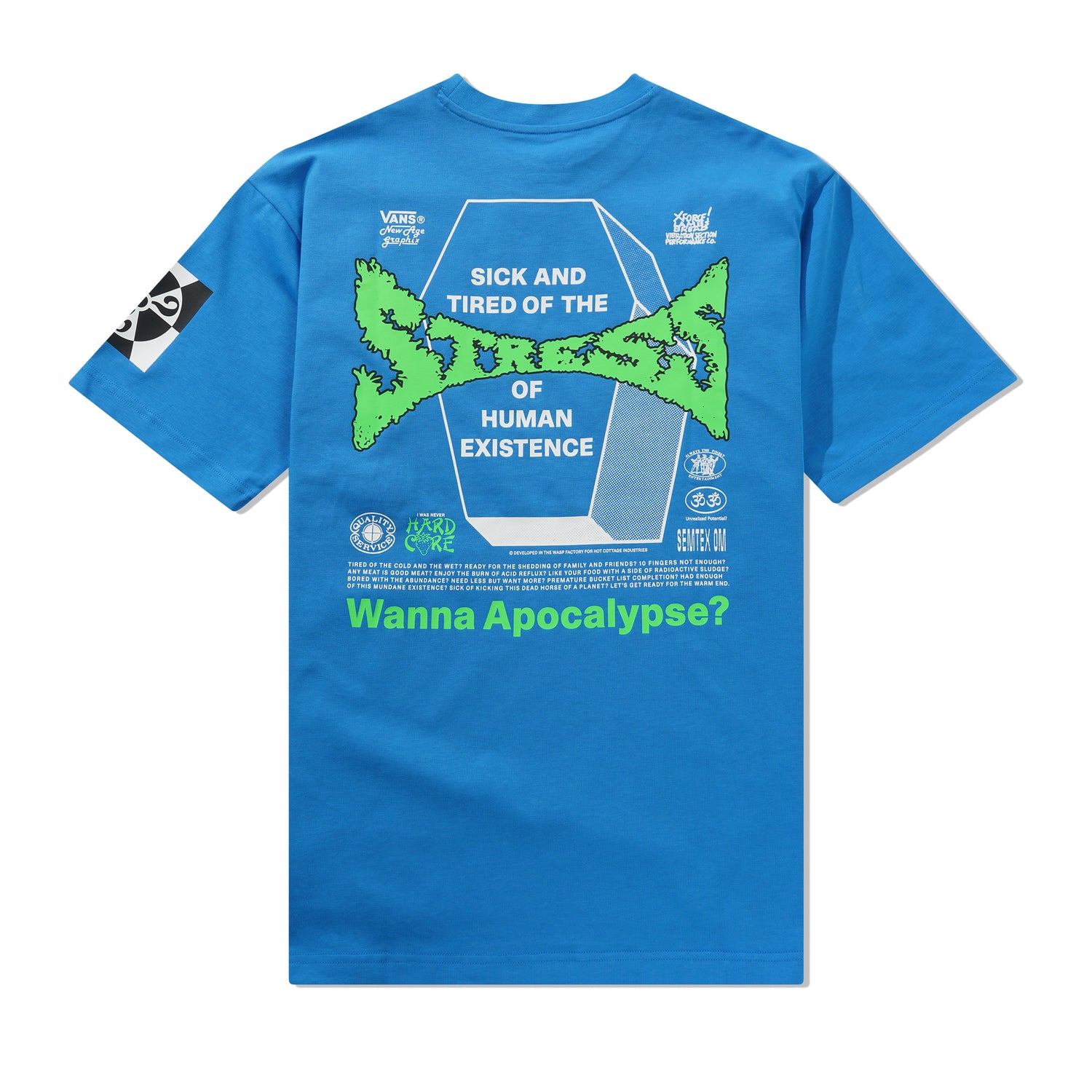 Ed Davis Tee, Bright Azure