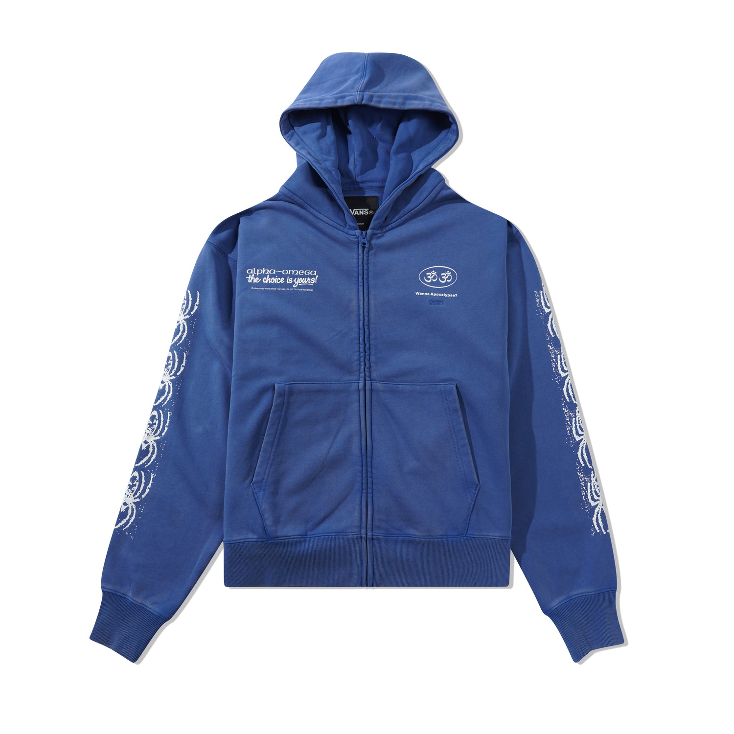 Ed Davis Zip-Thru Pullover Hood, True Blue