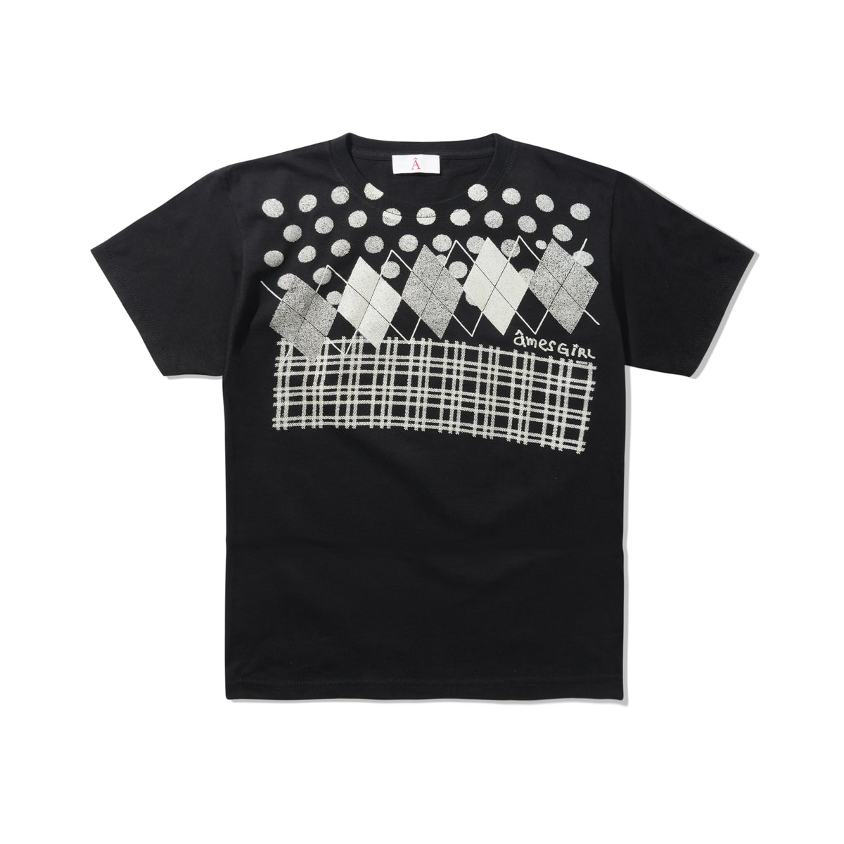 Dots Baby Tee, Black
