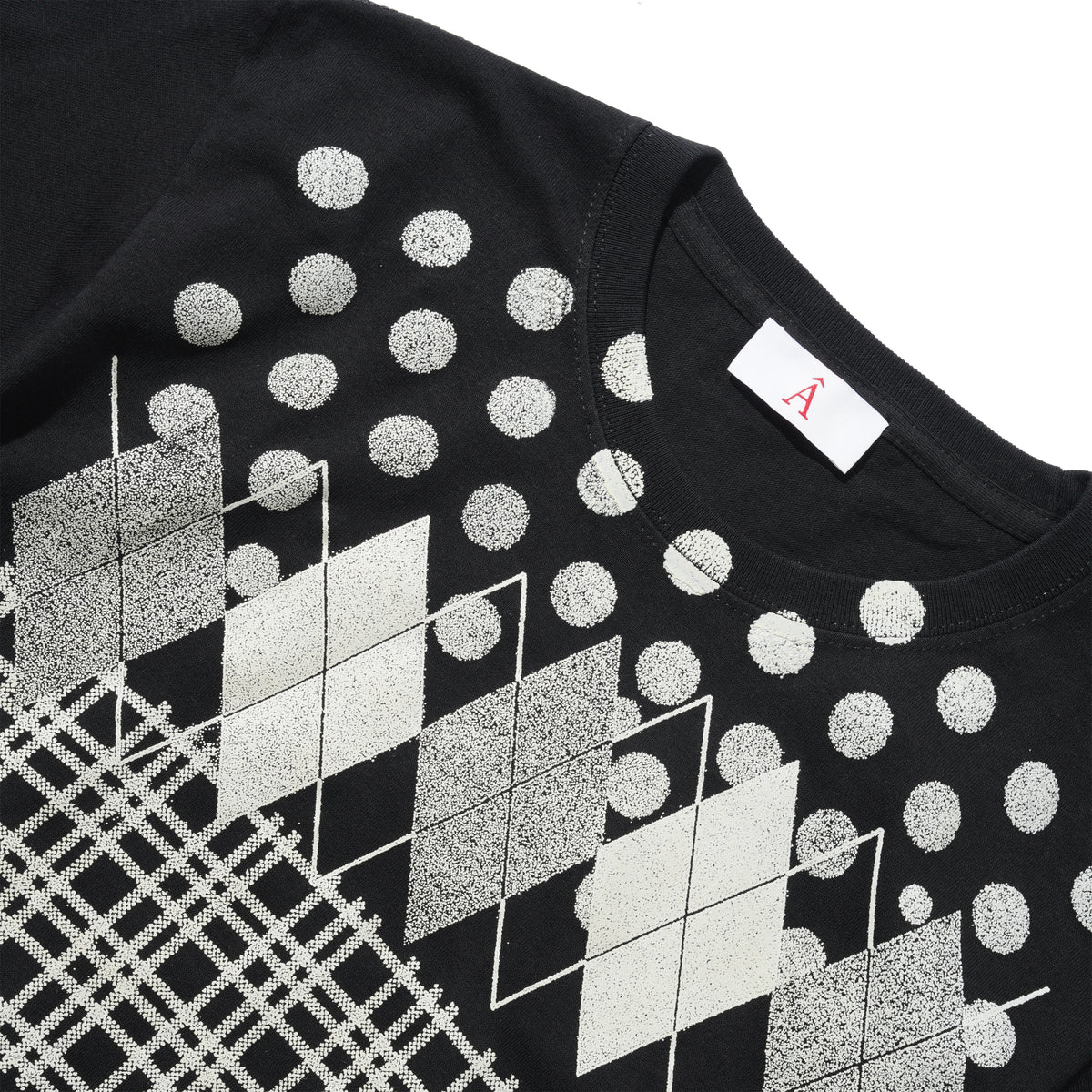 Dots Baby Tee, Black