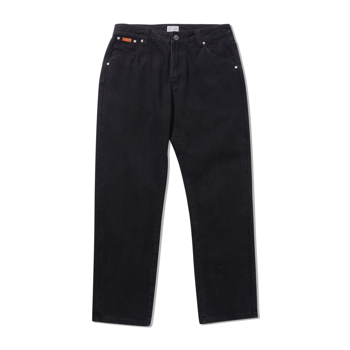 Uniform Slim Cut Jean, Black Wash