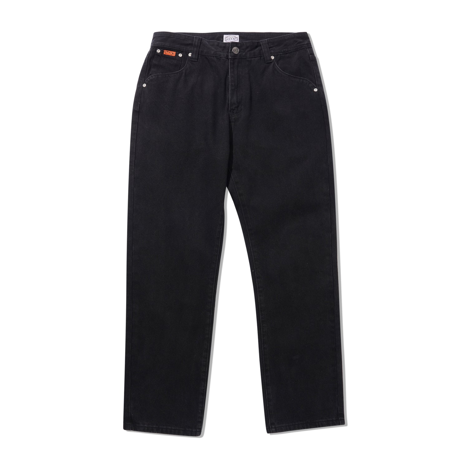 Uniform Slim Cut Jean, Black Wash