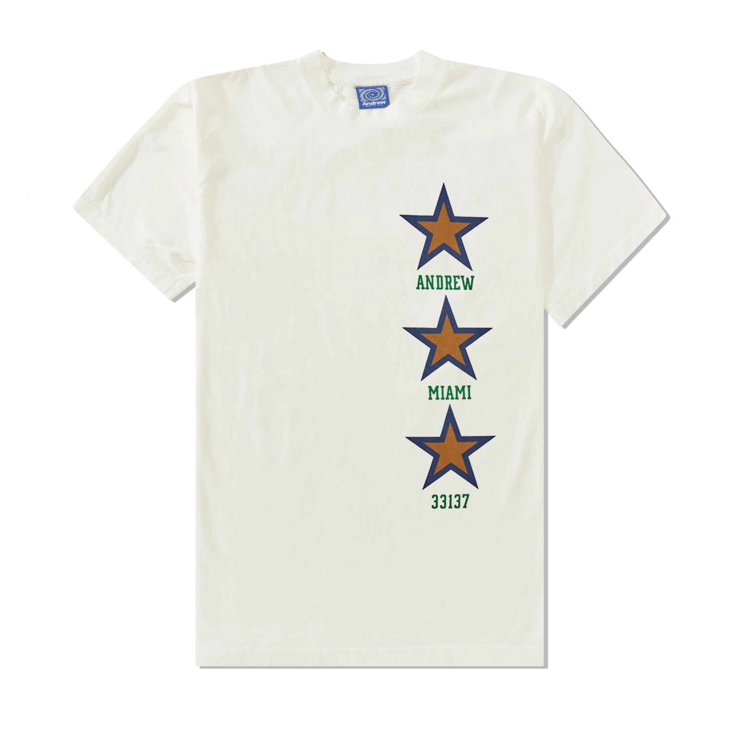 3 Stars Tee, Off White