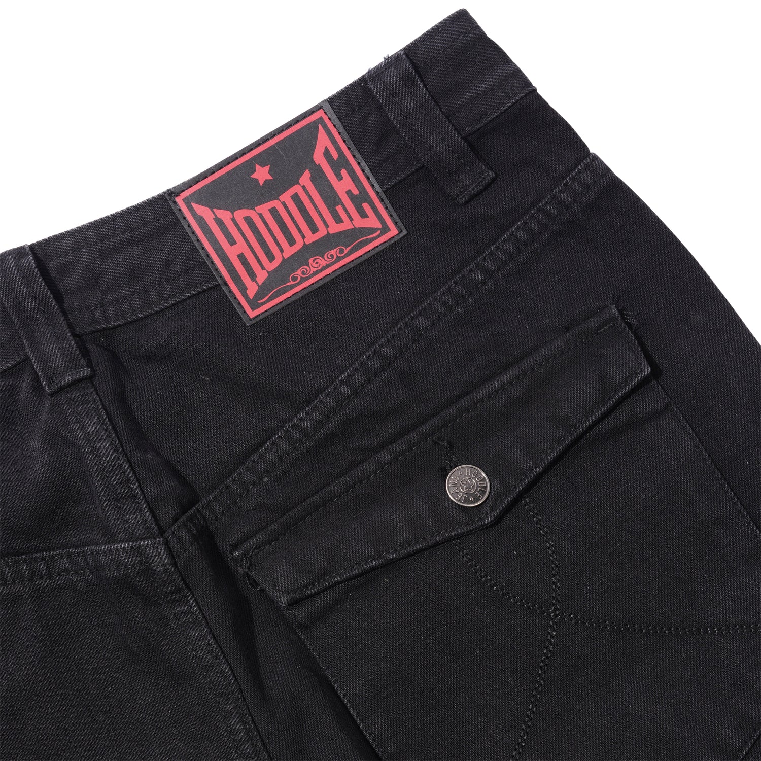 Uniform Slim Cut Jean, Black Wash