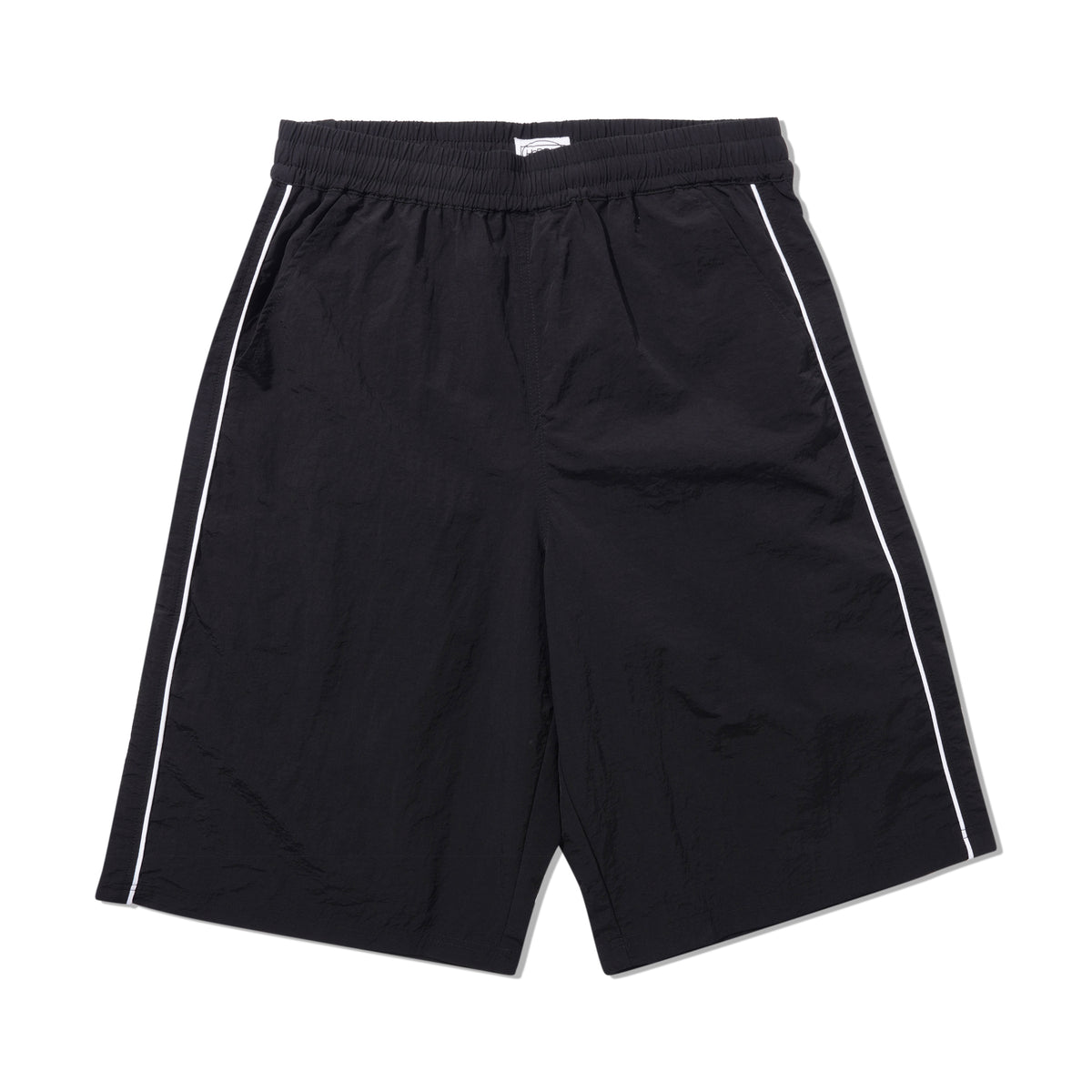 Nylon Bermuda Shorts, Black