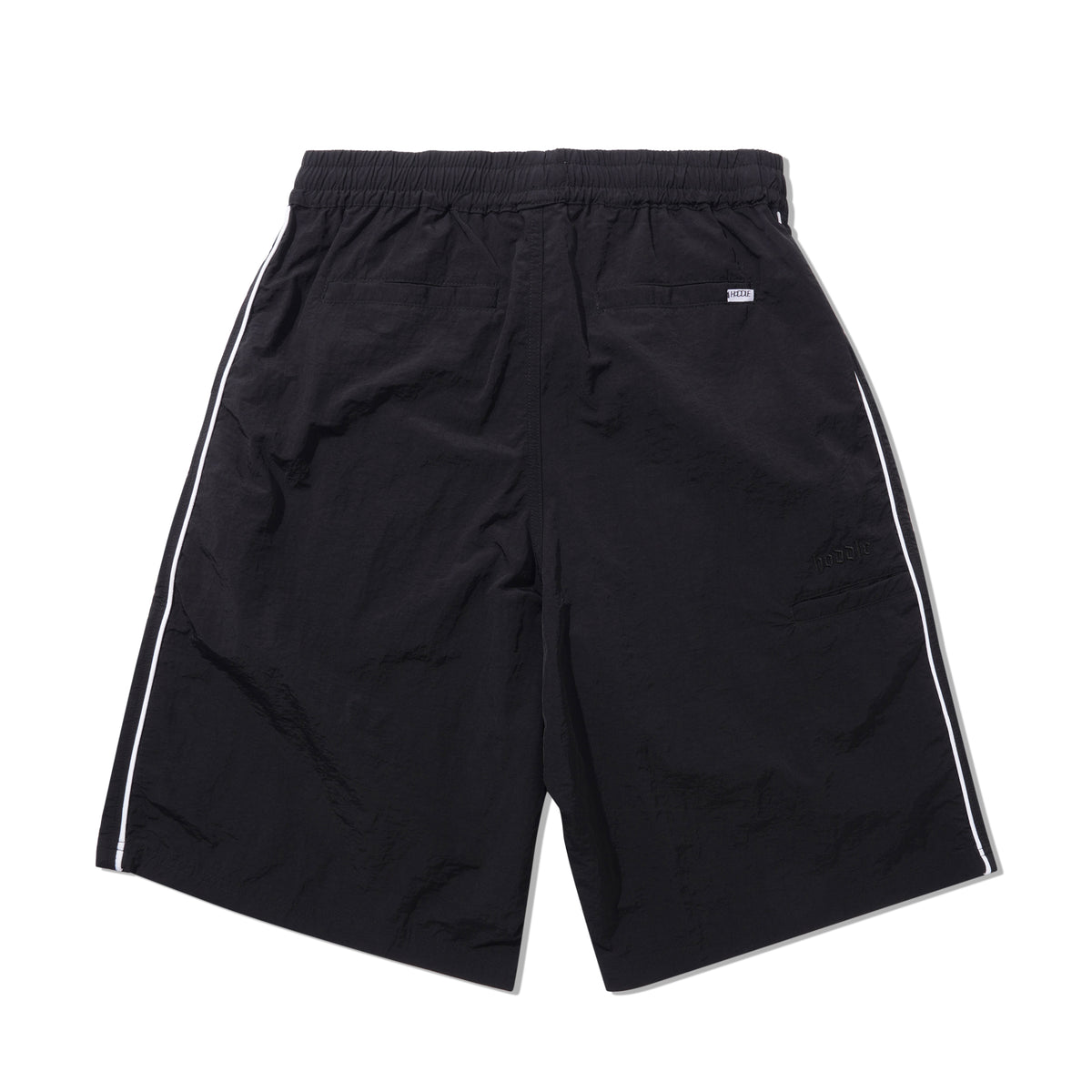 Nylon Bermuda Shorts, Black