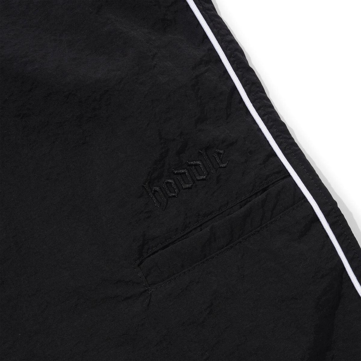 Nylon Bermuda Shorts, Black