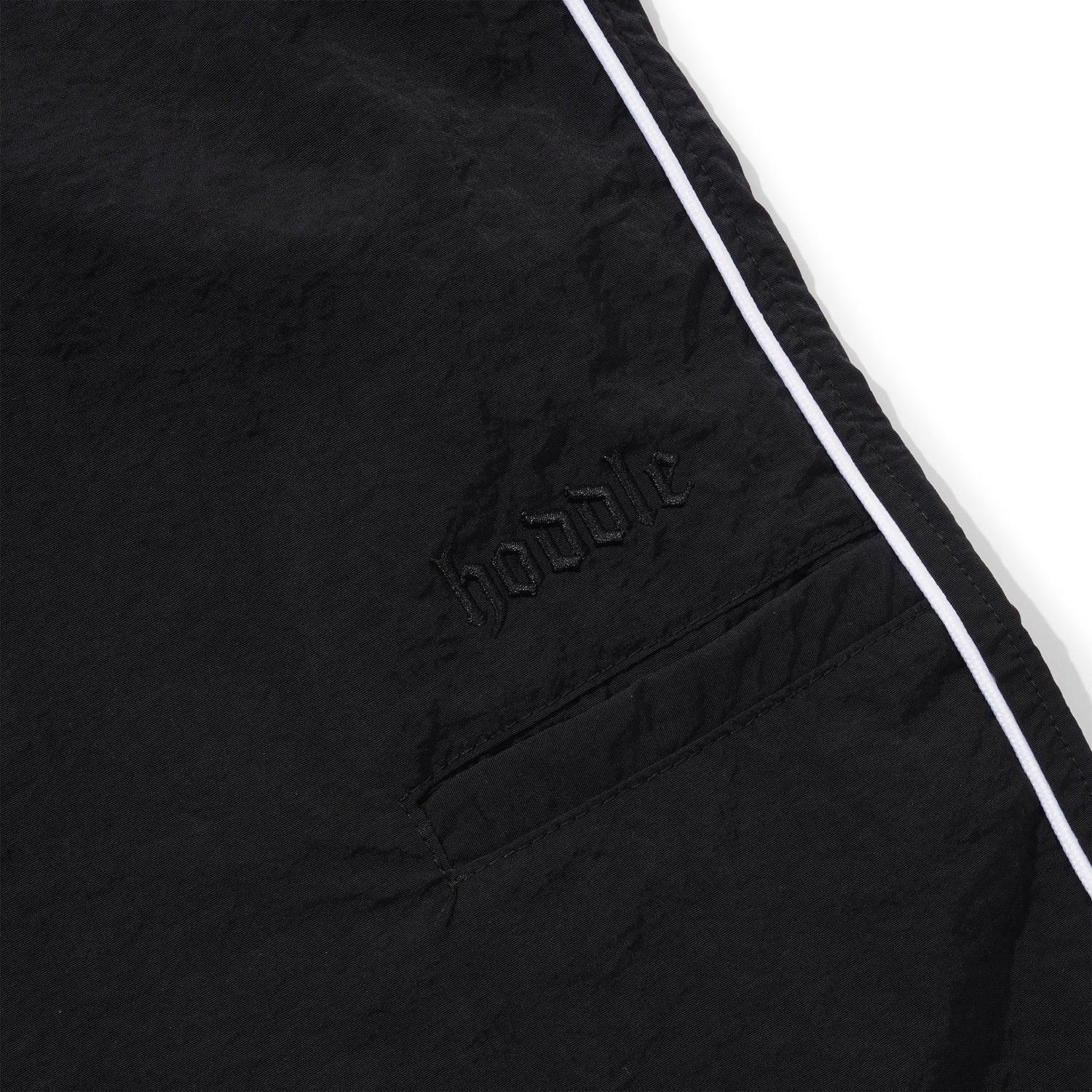 Nylon Bermuda Shorts, Black