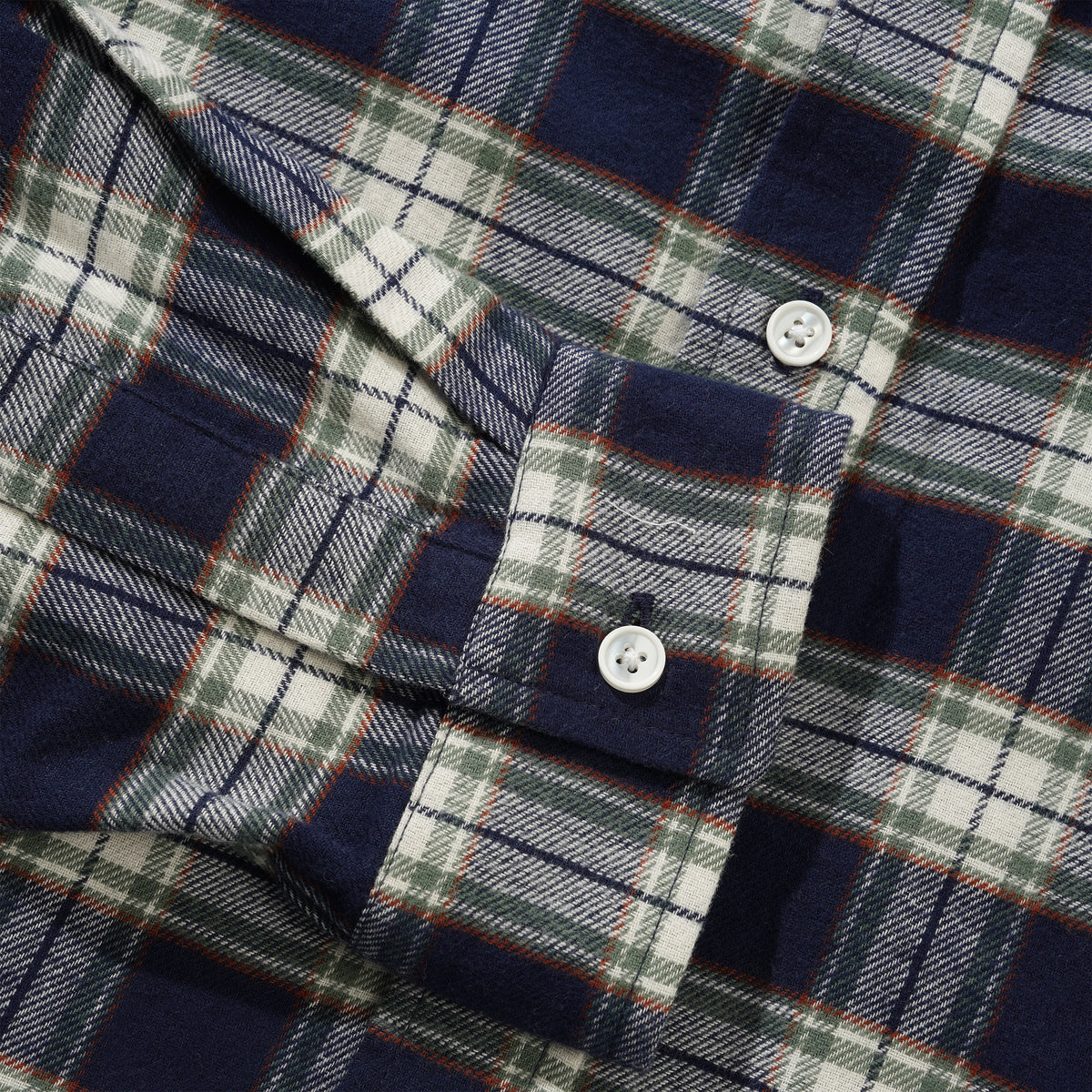 Flannel Shirt, Navy