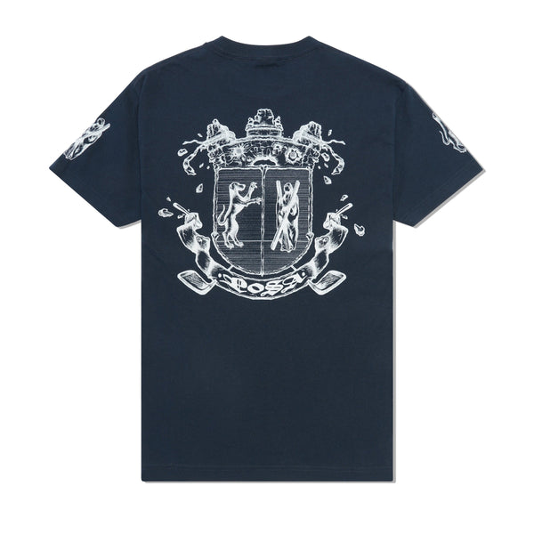 Pluto of St Andrews Shield Tee, Navy