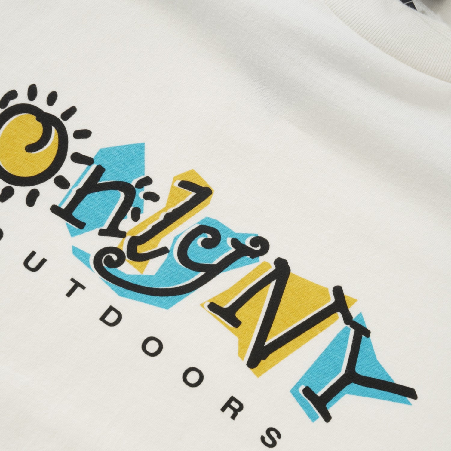 Outdoor Sunshine Logo Tee, Natural