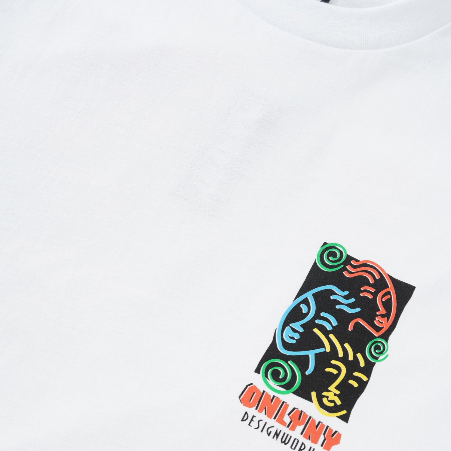 Design Works Tee, White