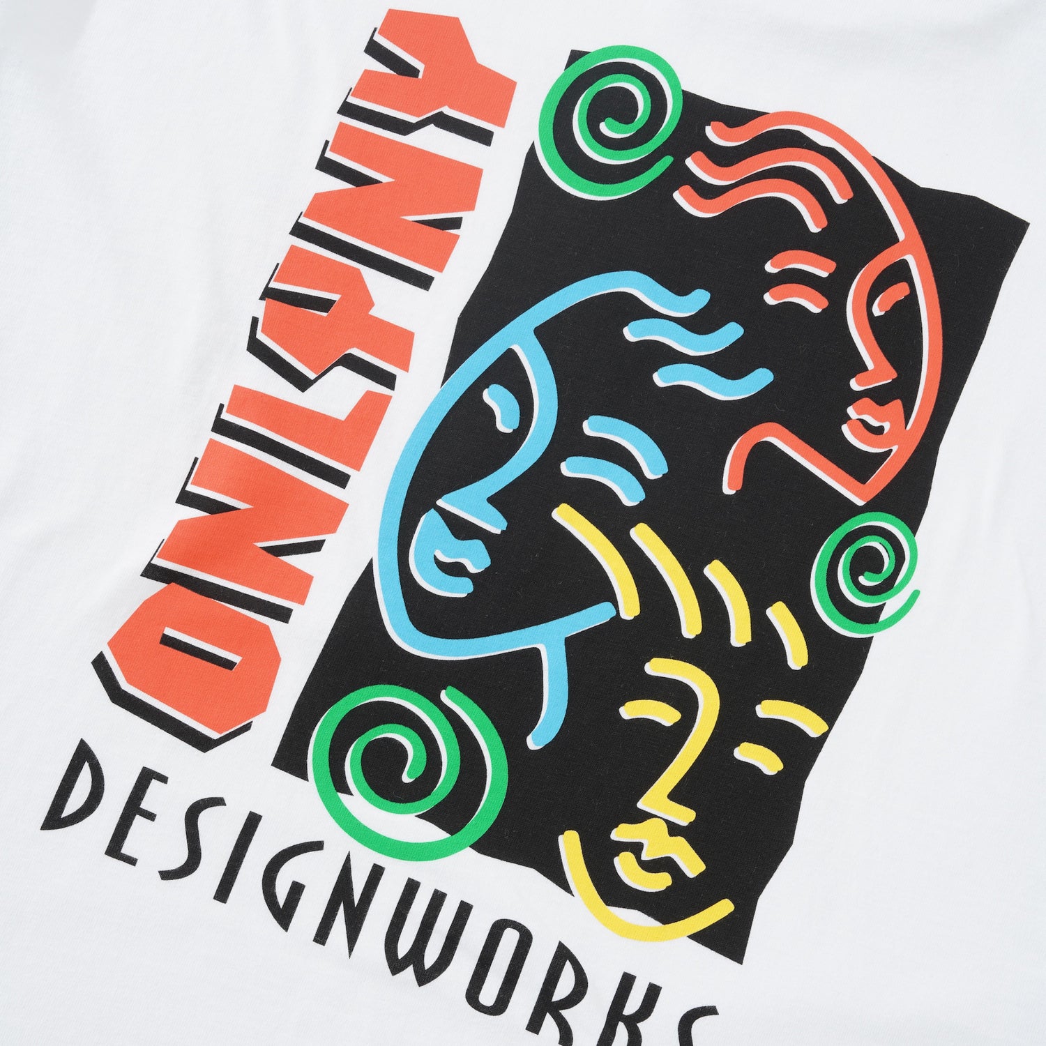 Design Works Tee, White