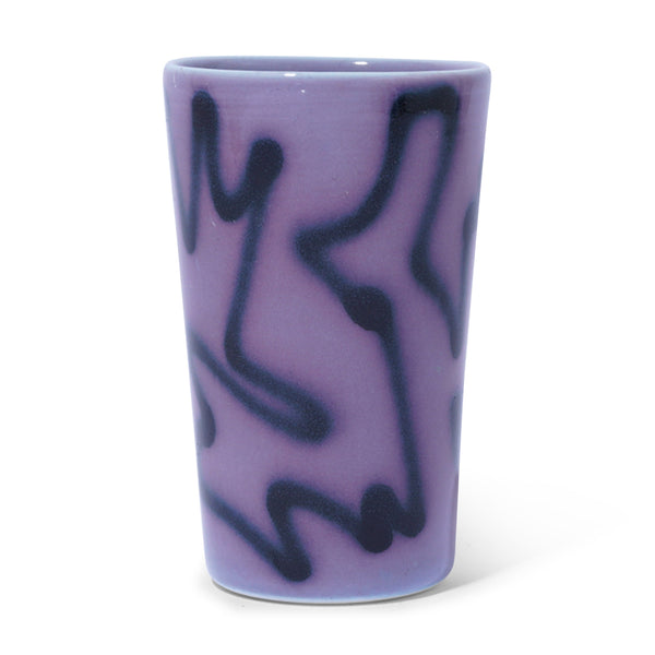 Frizbee Ceramics Bier Cup, Blue Pizza
